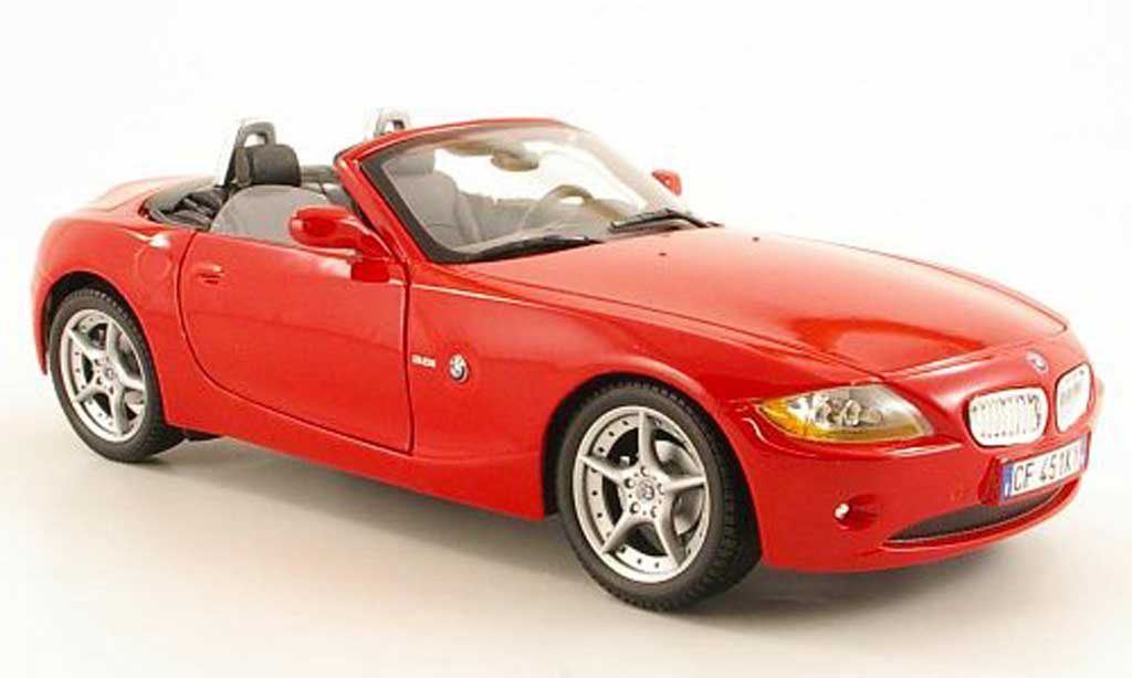 Bmw Z4 E85 1/18 Burago E85 Roadster red diecast model cars