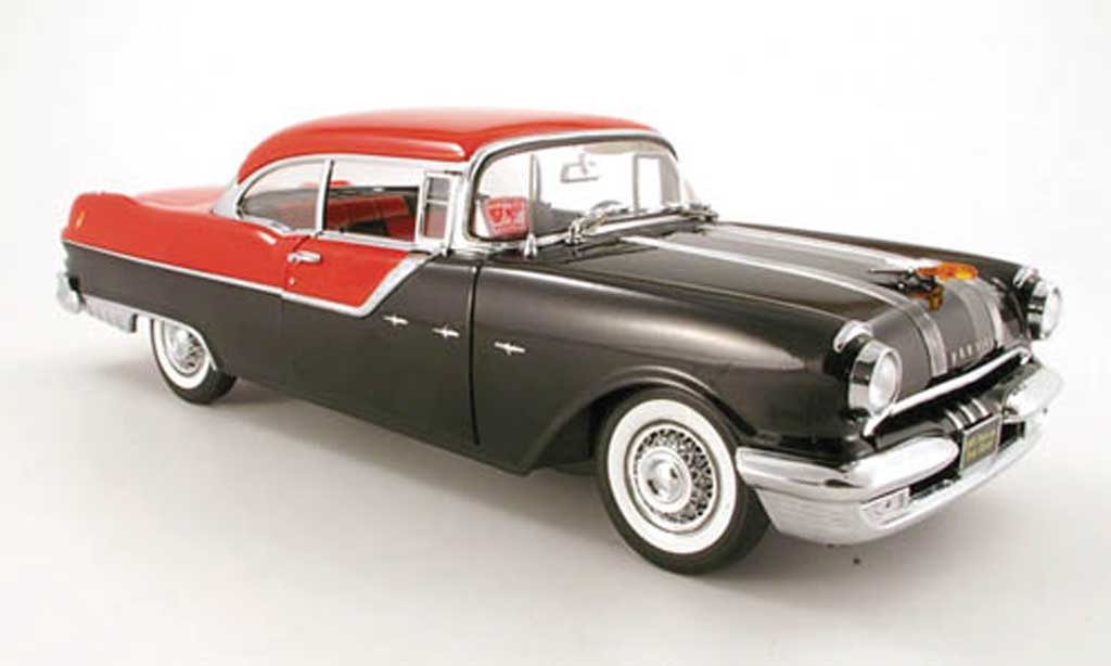 Pontiac Star Chief 1/18 Sun Star hard top black red 1955 diecast model cars