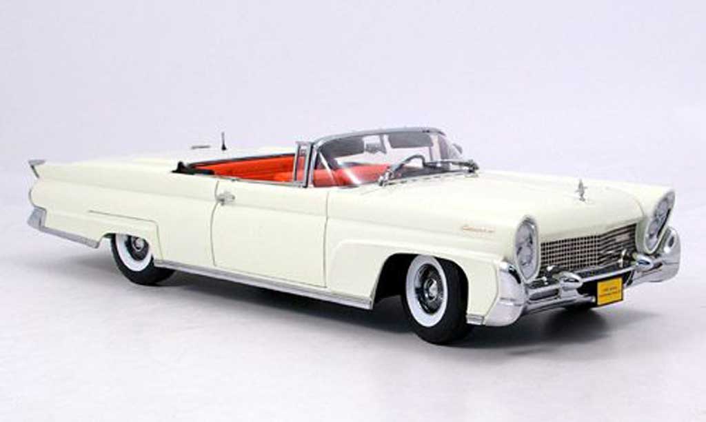 Lincoln Continental 1958 1/18 Sun Star 1958 mark iii white diecast model cars