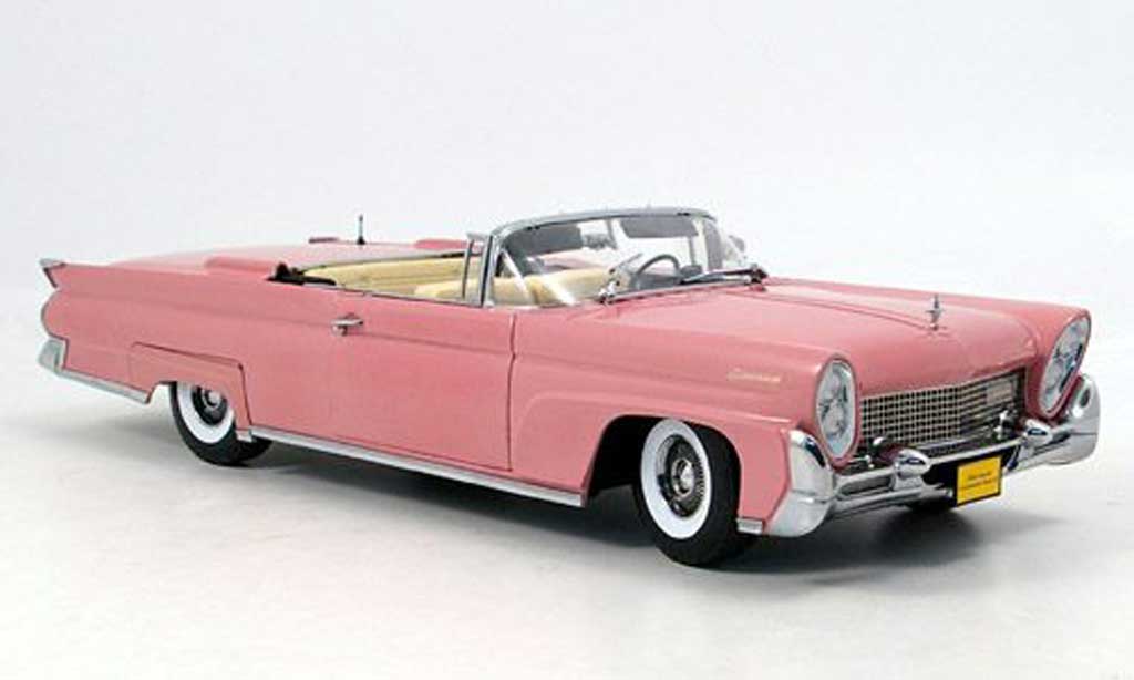 Lincoln Continental 1958 1/18 Sun Star 1958 Mark III pink diecast model cars