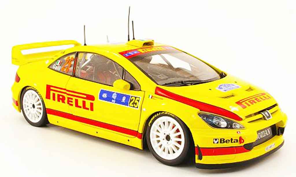 Peugeot 307 WRC 1/18 Sun Star WRC no.25 pirelli tour de corse 2006 diecast model cars