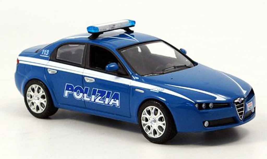 Alfa Romeo 159 1/43 Norev police police italien 2005 diecast model cars