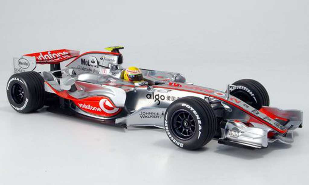 Mercedes F1 1/18 Minichamps mclaren vodafone mp 4 22 hamilton 2007 diecast model cars