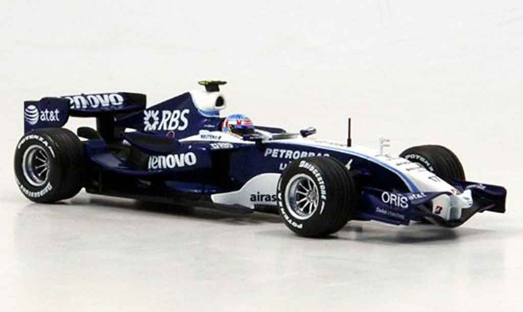 Toyota F1 1/43 Minichamps williams fw 29 no.17 a. wurz 2007 diecast model cars
