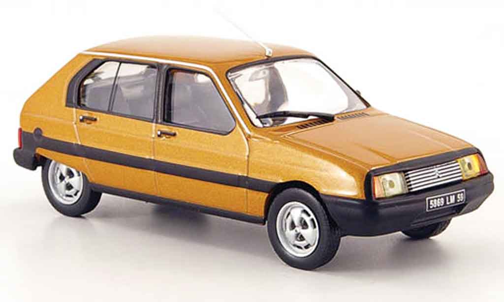 Citroen Visa 1/43 Eagle ii super e brown 1981 diecast model cars