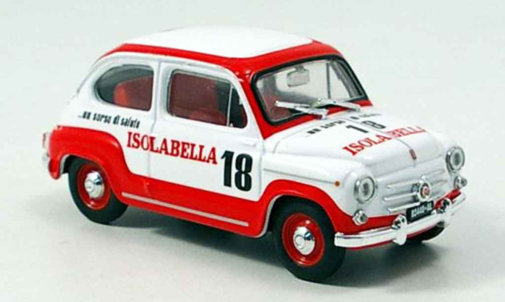 Fiat 600 1/43 Brumm D Amaro 18 Isolabella 1960 diecast model cars