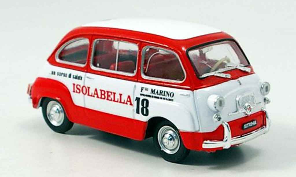 Fiat 600 1/43 Brumm Multipla Amaro 18 Isolabella 1960 diecast model cars