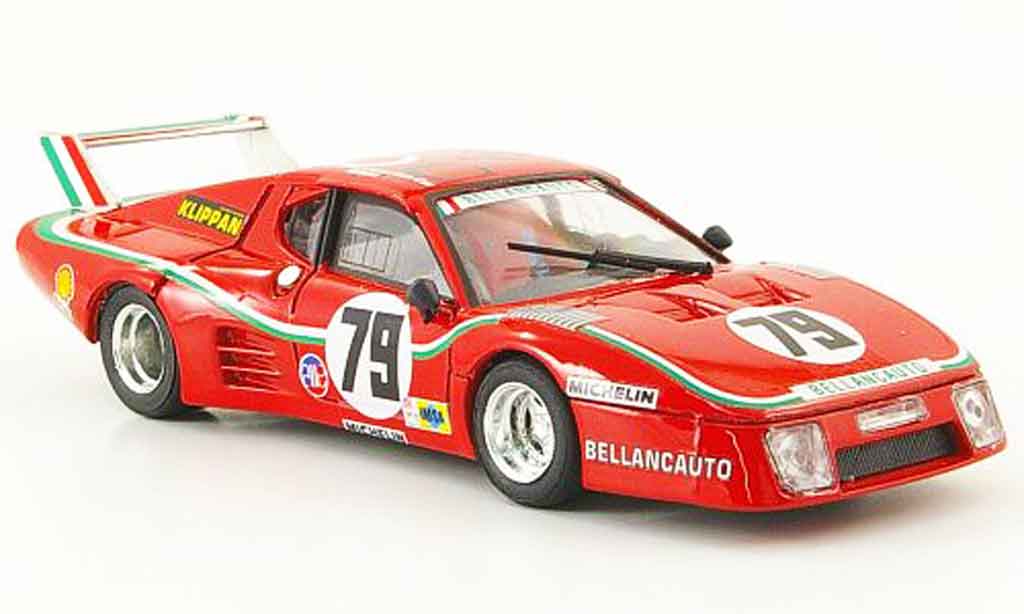 Ferrari 512 BB LM 1/43 Brumm BB LM no.79 bellancauto 24h le mans 1980 diecast model cars