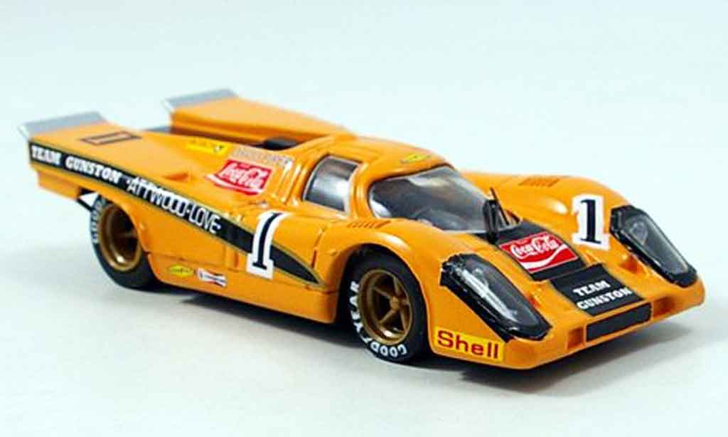 Porsche 917 1971 1/43 Brumm 1971 No.1 Team Gunston David Piper 9h Kyalami diecast model cars