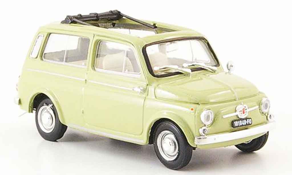 Fiat 500 1/43 Brumm grun 1960 diecast model cars