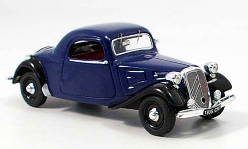 Citroen 7CV 1/43 Vitesse coupe blue black diecast model cars