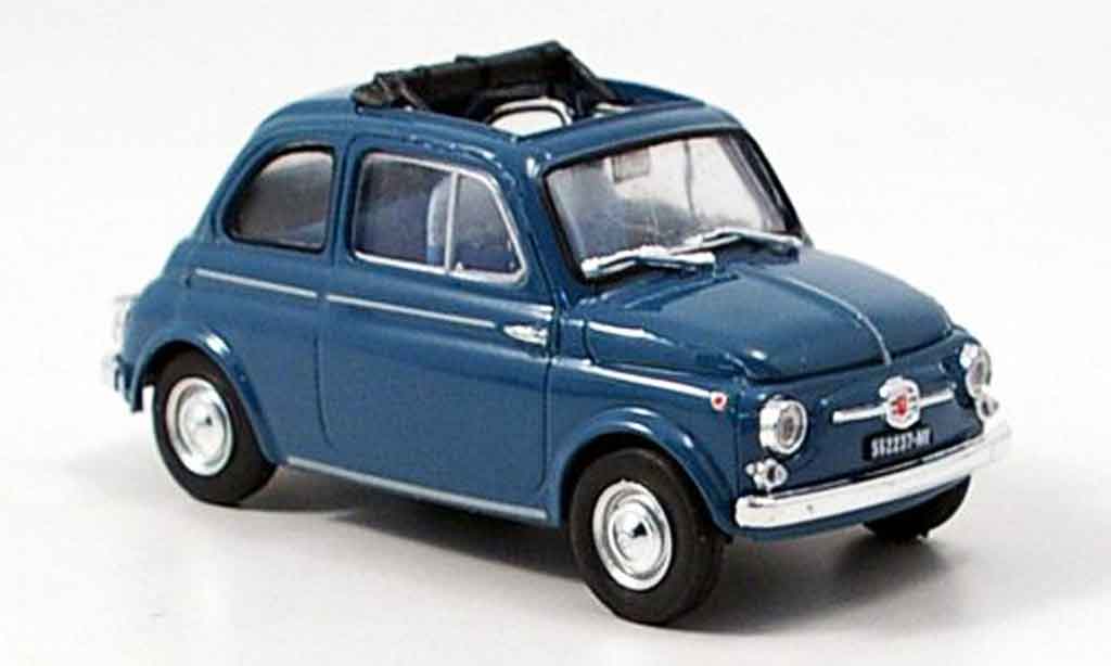 Fiat 500 1/43 Brumm D blue 1960 diecast model cars
