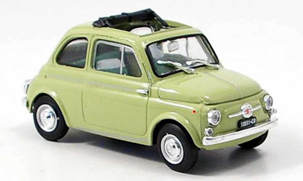 Fiat 500 1/43 Brumm D grun 1960 diecast model cars