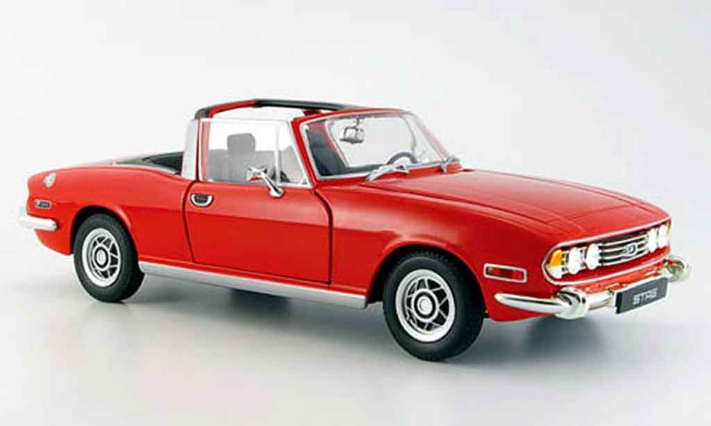 Triumph Stag 1/18 Jadi red 1978 diecast model cars