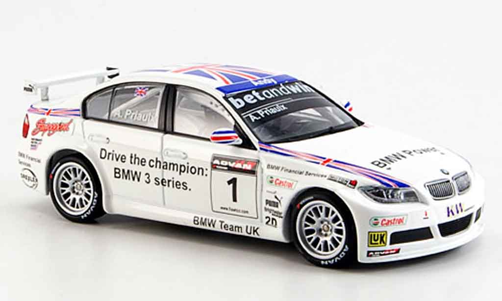Bmw 320 E90 1/43 Minichamps E90 si 3er WTCC Priaulx 2006 diecast model cars