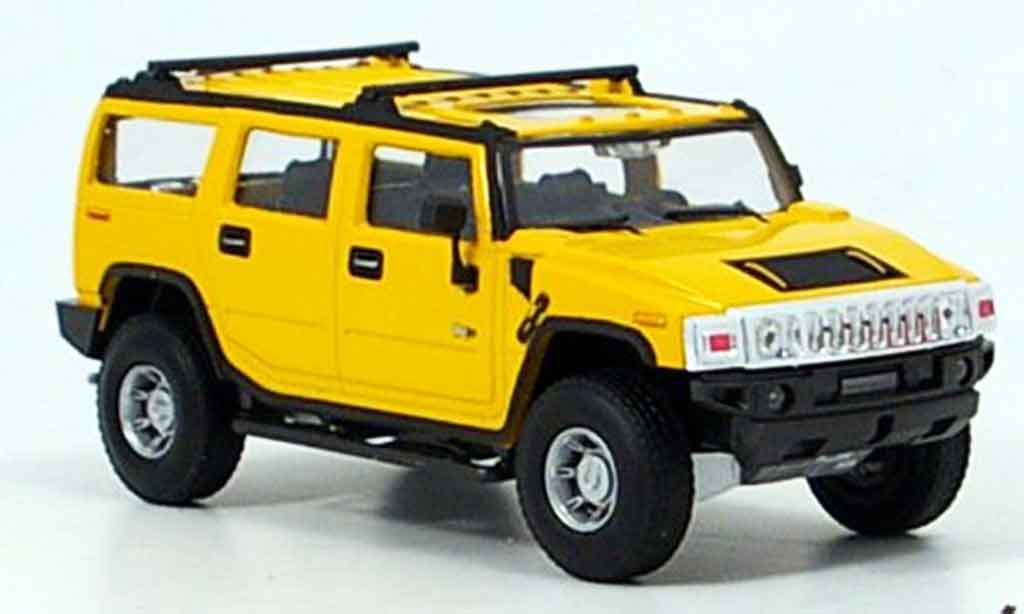 Hummer H2 1/43 Cararama yellow diecast model cars