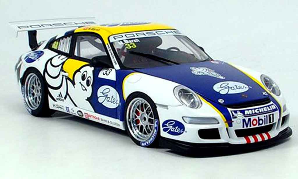 Porsche 997 GT3 CUP 1/18 Autoart GT3 Cup 2006 no. 33 marsh diecast model cars