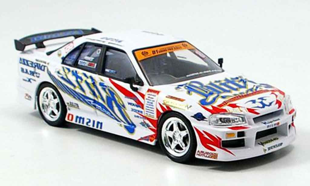 Nissan Skyline R34 1/43 Aoshima R34 Blitz 2005 diecast model cars