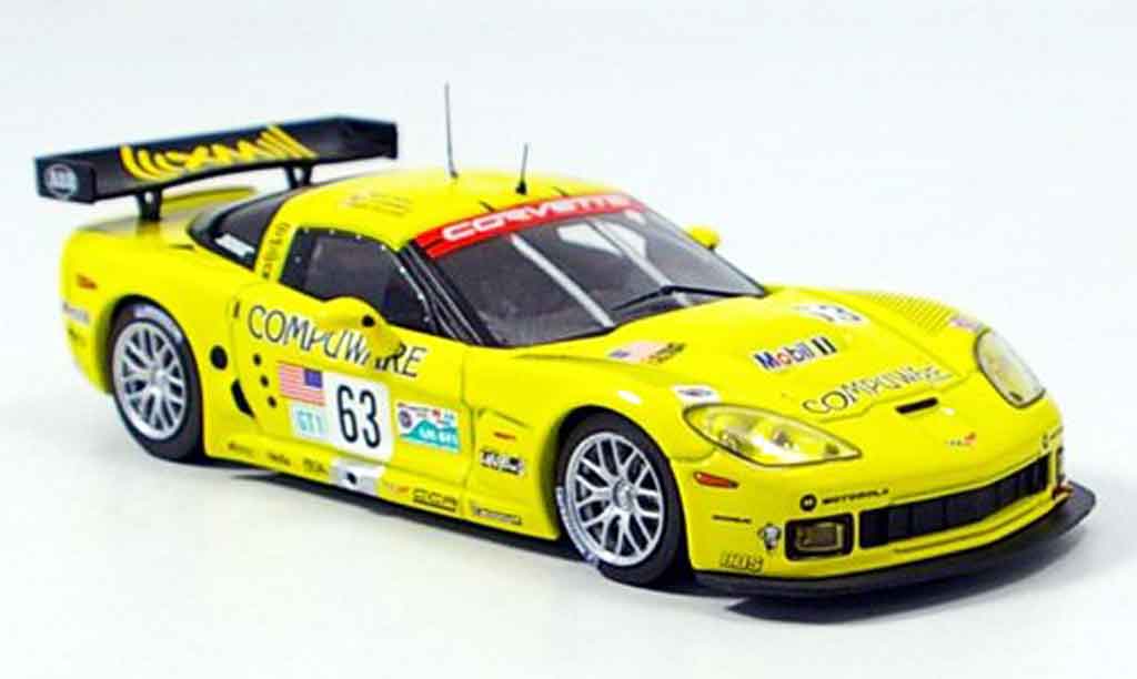 Chevrolet Corvette C6 1/43 IXO C6 R No.63 Le Mans 2006 diecast model cars