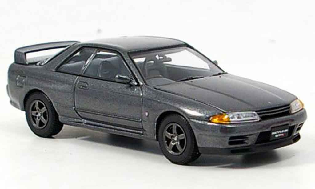 Nissan Skyline R32 1/43 Kyosho R32 GTR grey diecast model cars
