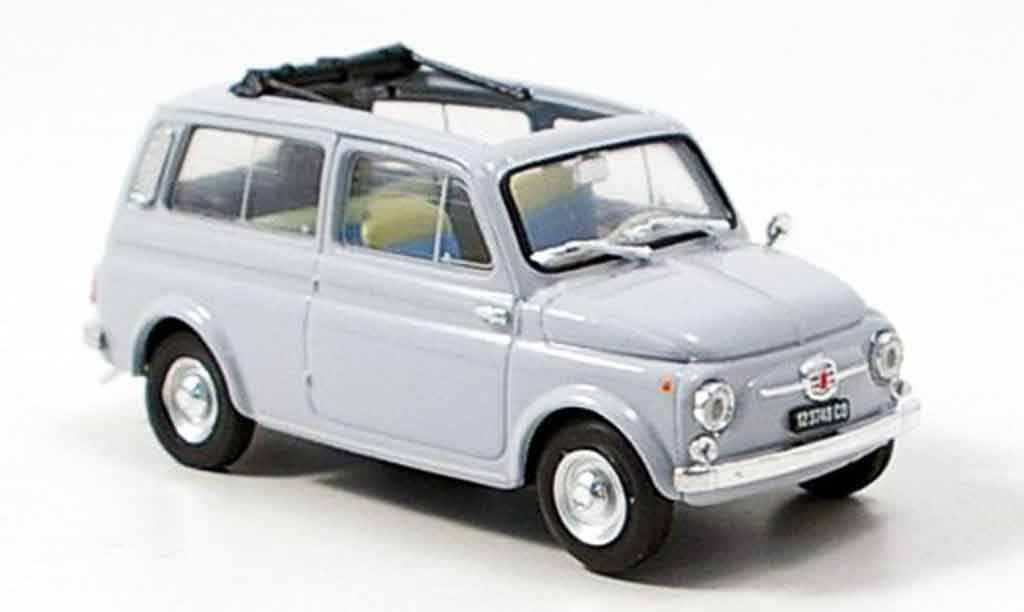 Fiat 500 1/43 Brumm Giardiniera grey 1960 diecast model cars