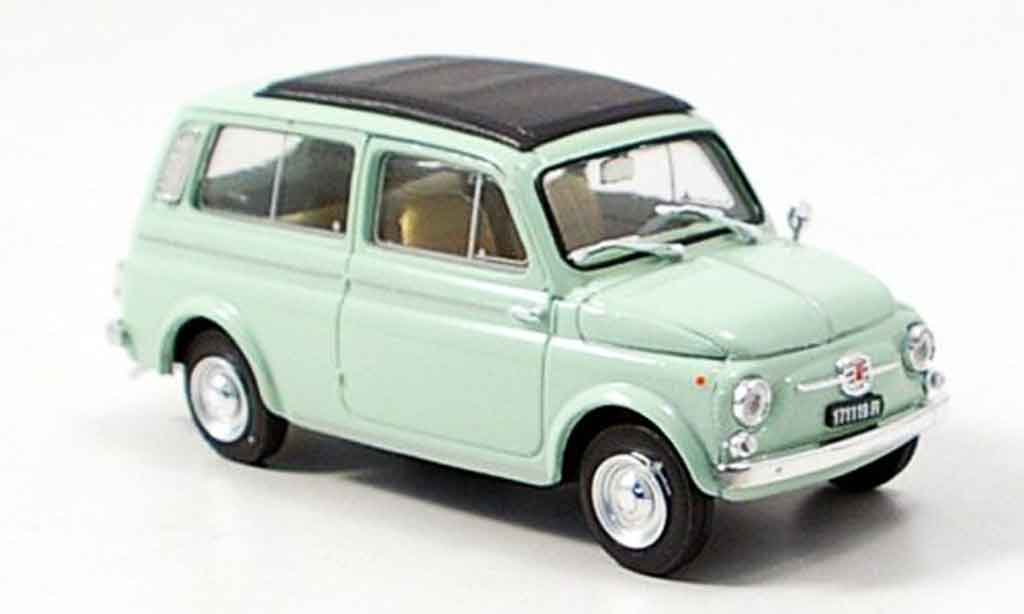 Fiat 500 1/43 Brumm Giardiniera grun 1960 diecast model cars