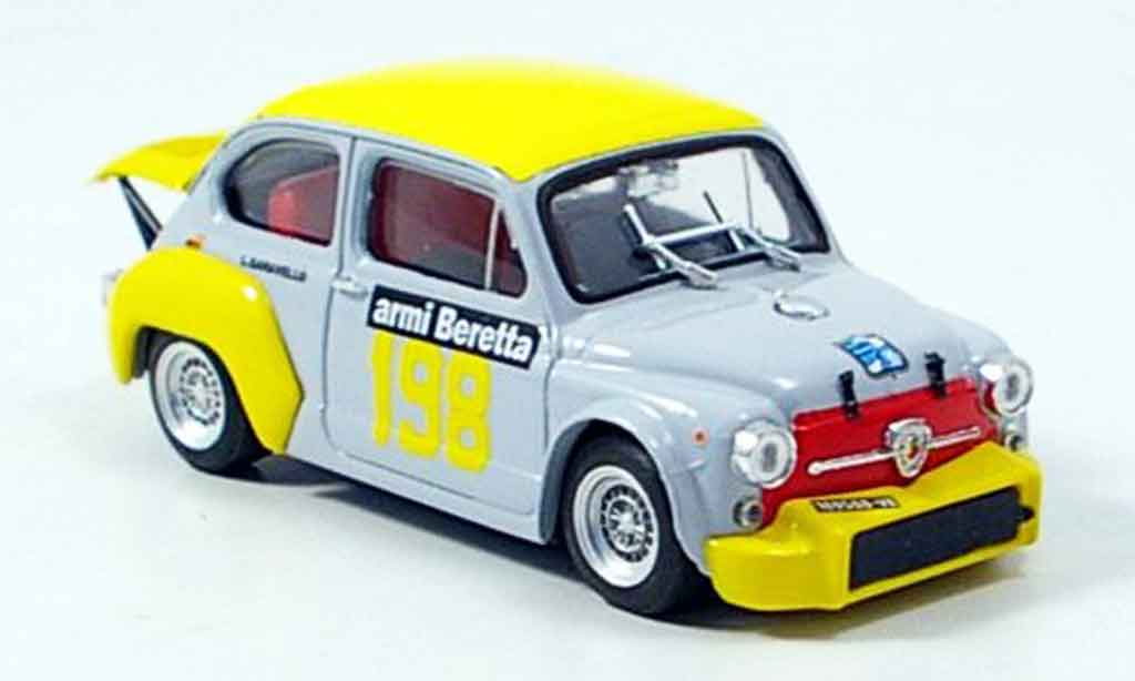 Fiat Abarth 1000 1/43 Brumm No.198 Scuderia Brescia 1972 diecast model cars