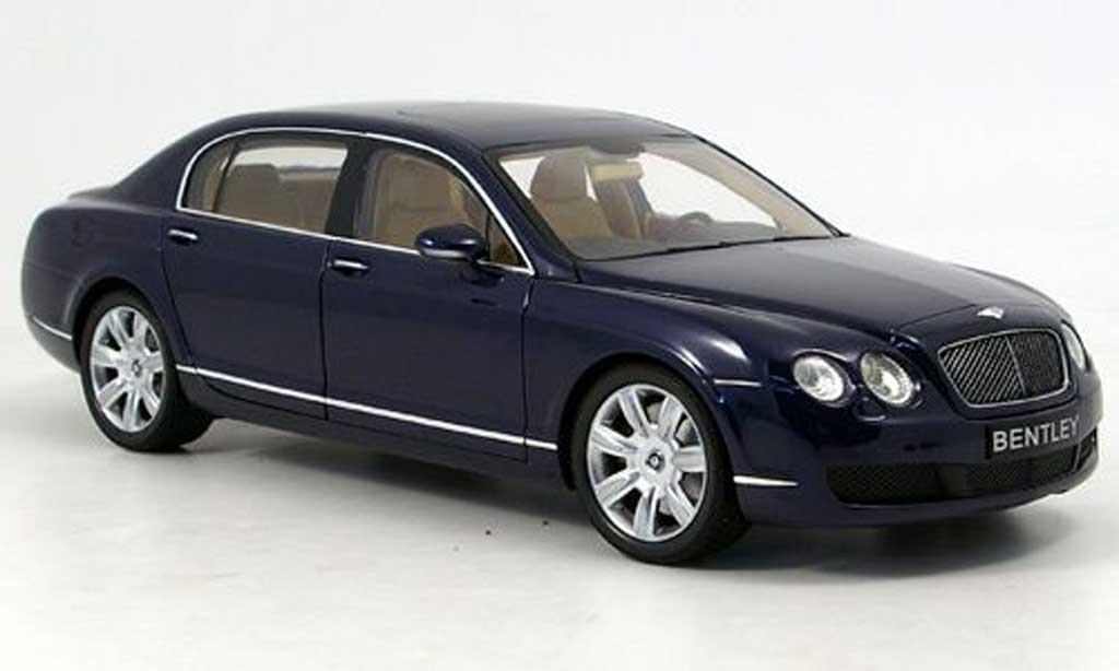 Bentley Continental Flying 1/18 Minichamps Flying spur blue 2006 diecast model cars