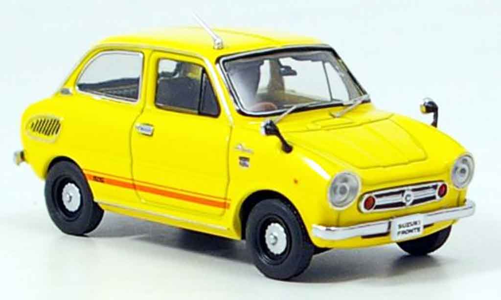 Suzuki Fronte 1/43 Ebbro SS yellow 1968 diecast model cars