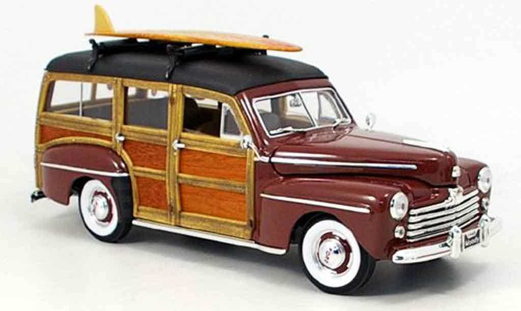 Ford Woody 1/18 Yat Ming brown 1948 diecast model cars