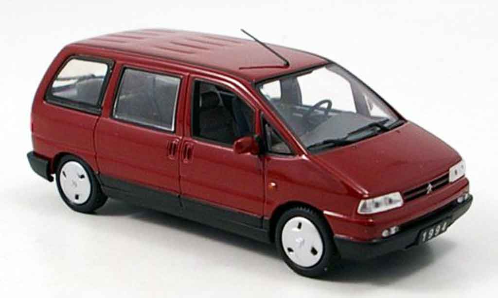 Citroen Evasion 1/43 Eagle red 1994 diecast model cars