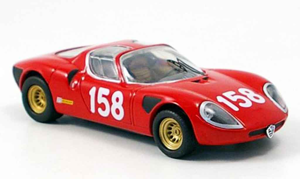 Alfa Romeo 33.2 1967 1/43 M4 1967 no. 158 a.fischhaber friburg diecast model cars