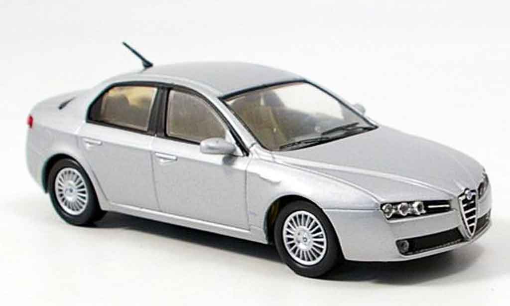 Alfa Romeo 159 1/43 M4 grey metallisee 2005 diecast model cars