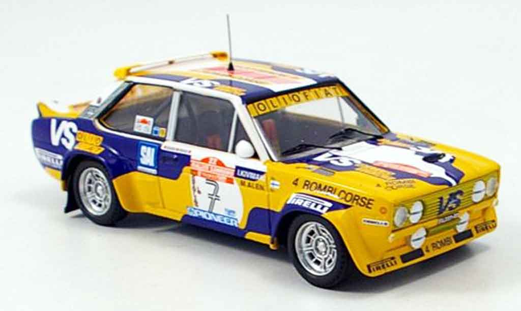 Fiat 131 1/43 Trofeu Abarth Kivimaki Rally San Remo 1980 diecast model cars