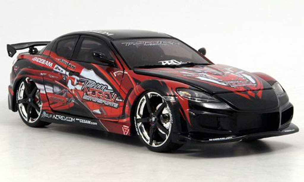 Mazda RX8 1/18 Norev team norev tuning 2007 diecast model cars