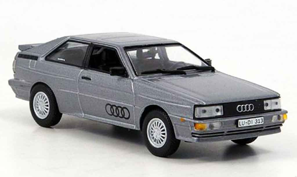 Audi Quattro 1/43 Norev grey metallisee 1986 diecast model cars