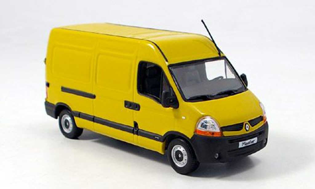 Renault Master 1/43 Norev Boite yellow 2006 diecast model cars