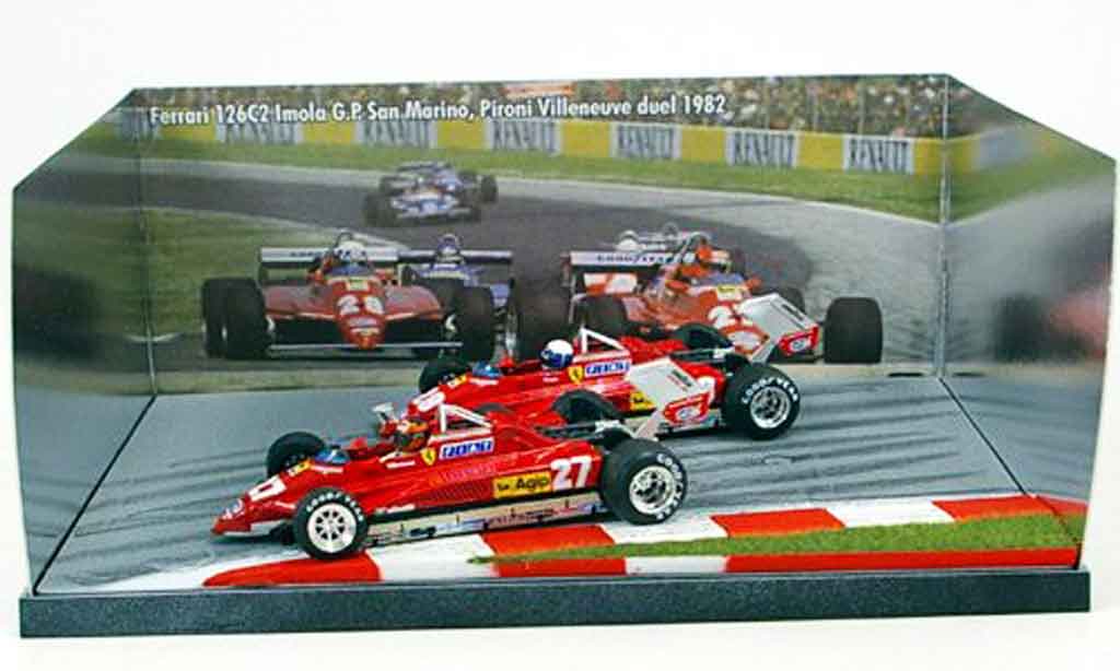 Ferrari 126 1981 1/43 Brumm 1981 CK turbo villeneuve pironi duell diecast model cars