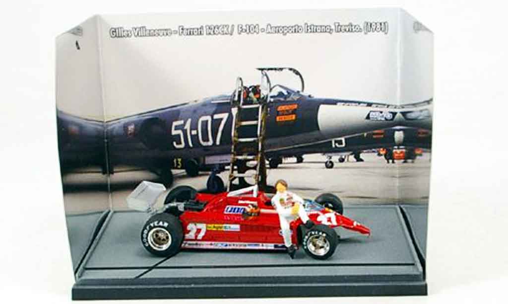 Ferrari 126 1981 1/43 Brumm 1981 CK turbo villeneuve starfighter duell diecast model cars