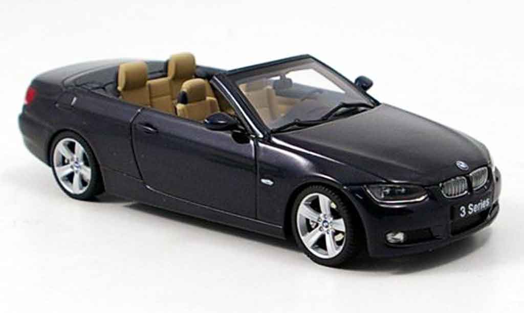Bmw 335 E93 1/43 Autoart E93 Convertible (E93) black diecast model cars