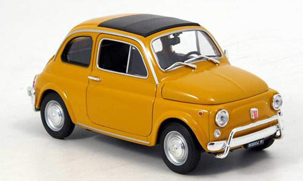 Fiat 500 1/18 Welly ocker 1957 diecast model cars