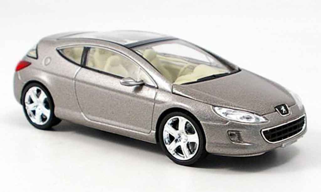Peugeot 407 Elixir 1/43 Norev Elixir grey concept diecast model cars
