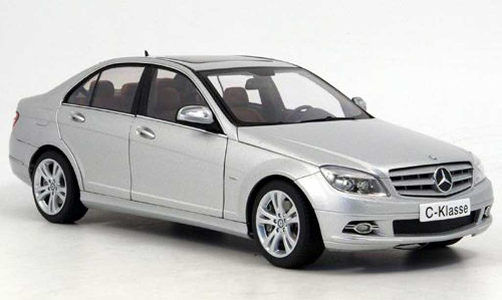 Mercedes Classe C 1/18 Autoart berline (w 204) avantgarde grey diecast model cars