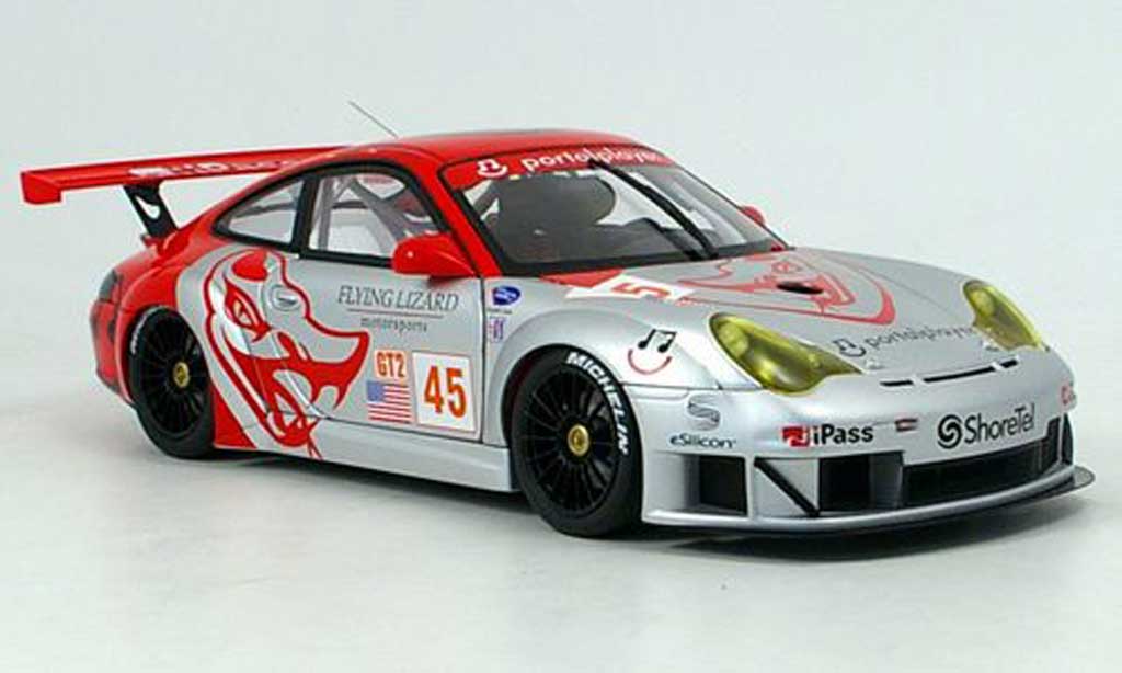 Porsche 996 GT3 RSR 1/18 Autoart GT3 RSR flying lizard no.45 diecast model cars
