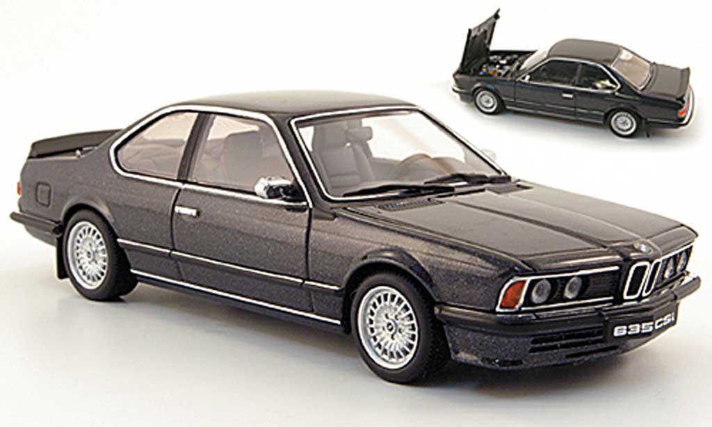 Bmw 635 CSI 1/43 Autoart anthrazit diecast model cars