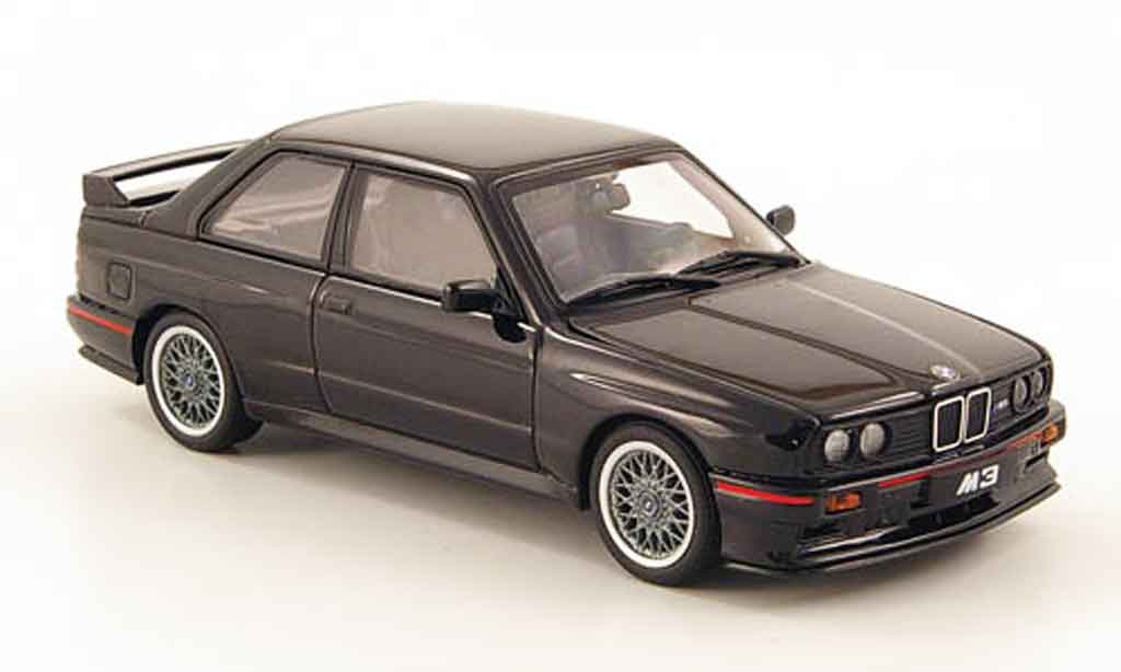 Bmw M3 E30 1/43 Autoart E30 Evolution black 1990 diecast model cars