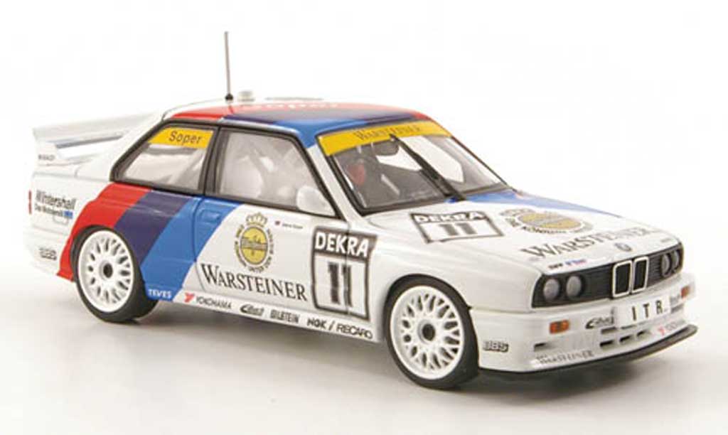 Bmw M3 E30 1/43 Autoart E30 No.11 Warsteiner S.Soper DTM Saison 1991 diecast model cars