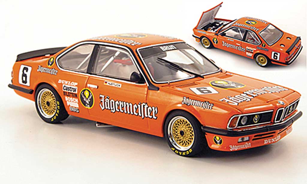 Bmw 635 CSI 1/43 Autoart Gruppe A No.6 Jagermeister H.-J.Stuck 1984 diecast model cars