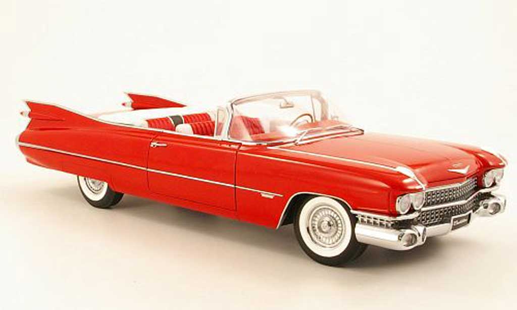 Cadillac Serie 62 1/18 Autoart Convertible red 1959 diecast model cars