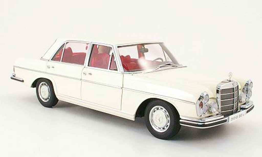 Mercedes 300 SEL 1/18 Autoart SEL 6.3 white 1970 diecast model cars